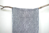 Shokunin Collection Hand-printed Chusen Japanese Tenugui Fabric - Abacus 21 blue - panel